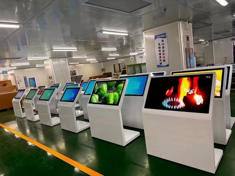 L型斜面触摸一体机：触摸查询交互智能显示终端